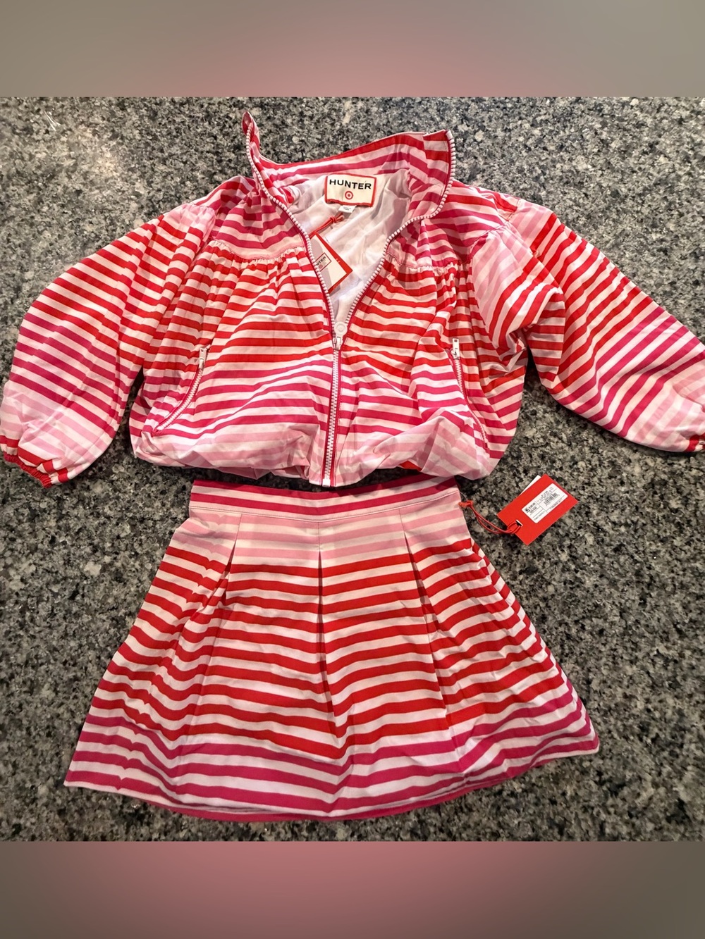 HUNTER by TARGET  GIRL'S JACKET & Skirt with shorts underneath
